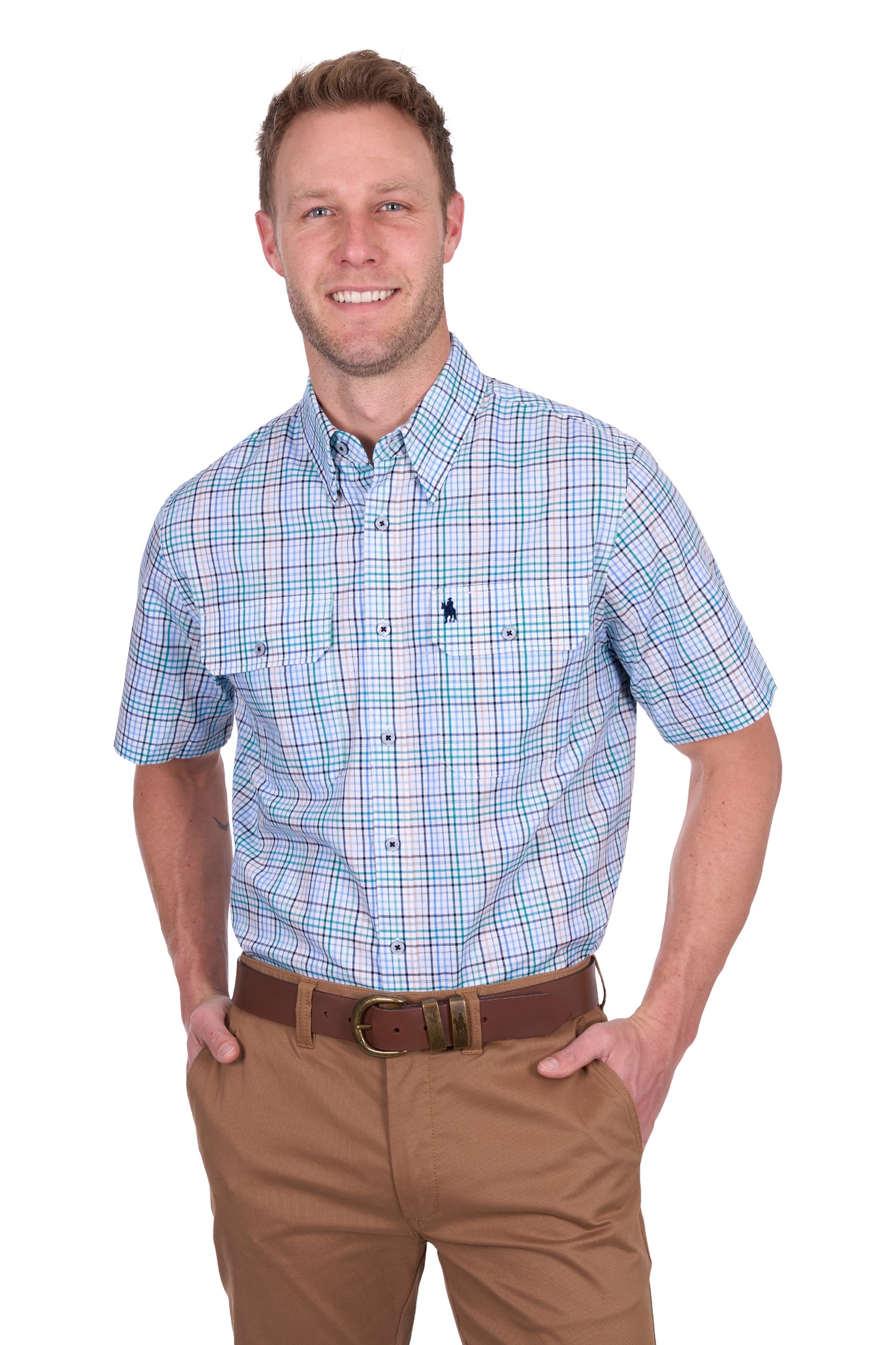 Thomas Cook Men's Matt 2 Pocket Ss Shirt