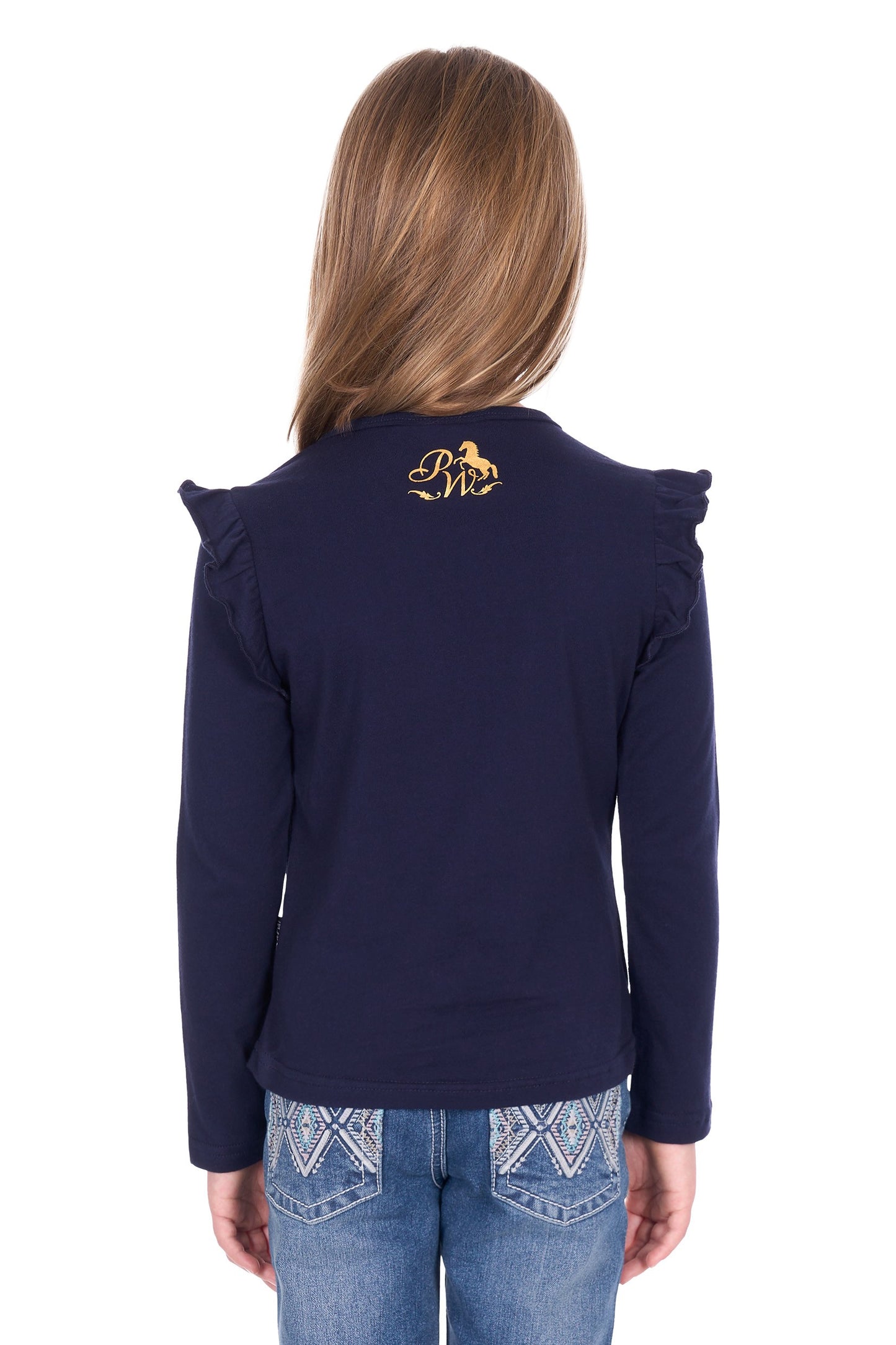Pure Western Girl's Trinity L/S Tee