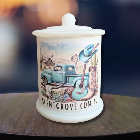 Scent Grove Country Western Wood Wick Soy Candles