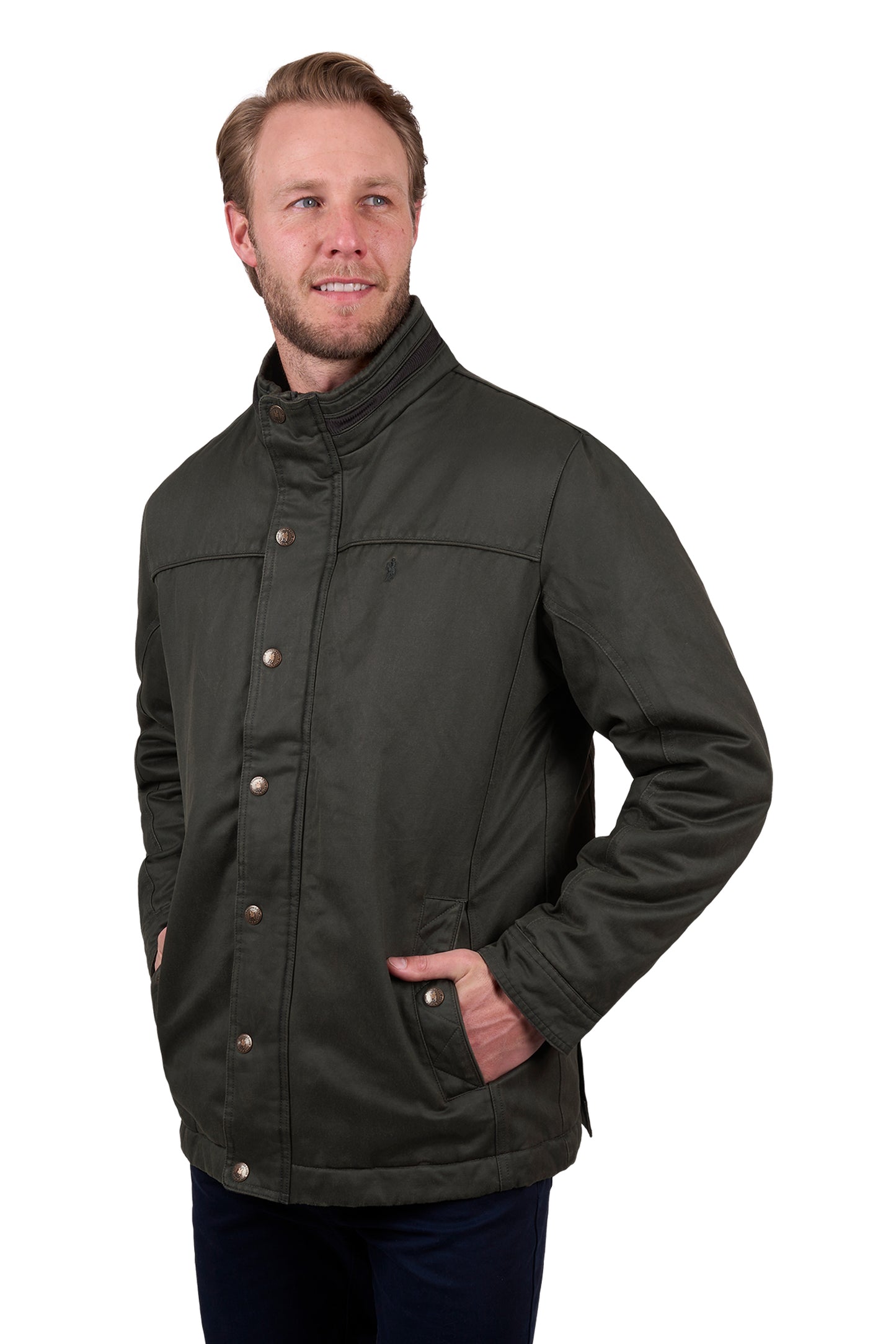 Thomas Cook Men's Will Faux Oilskin Jacket