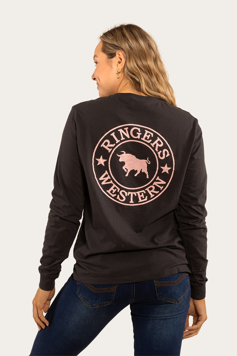 Ringers Western Women's Signature Bull Loose Fit L/S Tee
