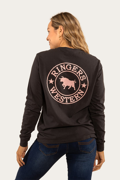 Ringers Western Women's Signature Bull Loose Fit L/S Tee