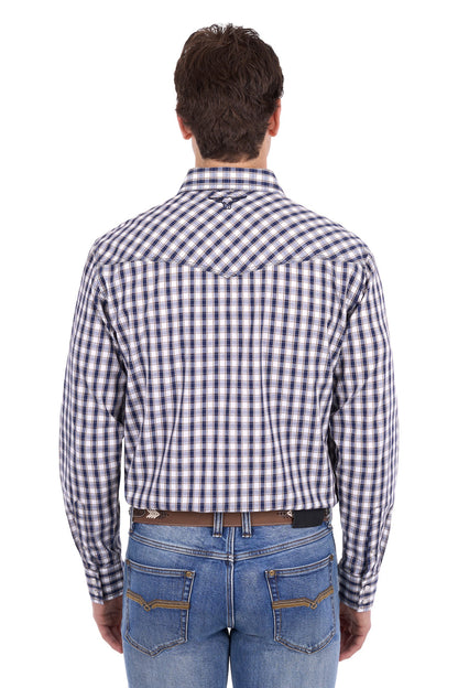 Pure Western Men’s George Check Western L/S Shirt