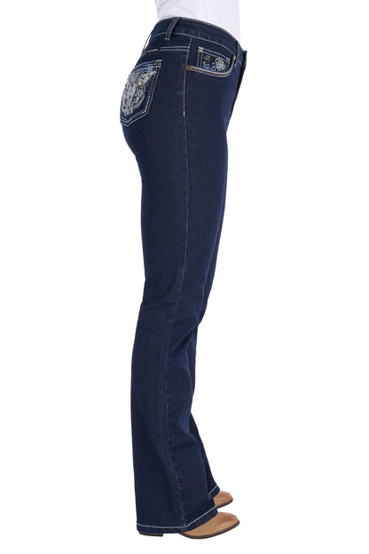 Pure Western Women’s Daph High Rise Boot Cut Jean