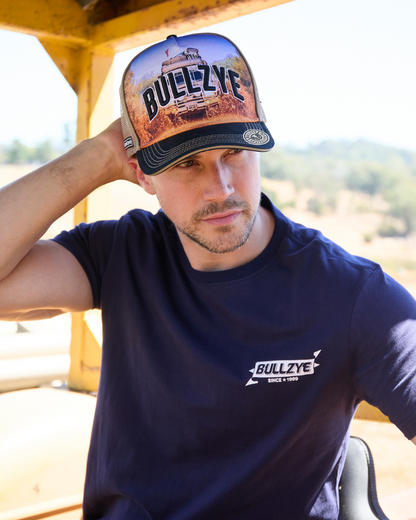 Bullzye Blazing High Profile Trucker Cap