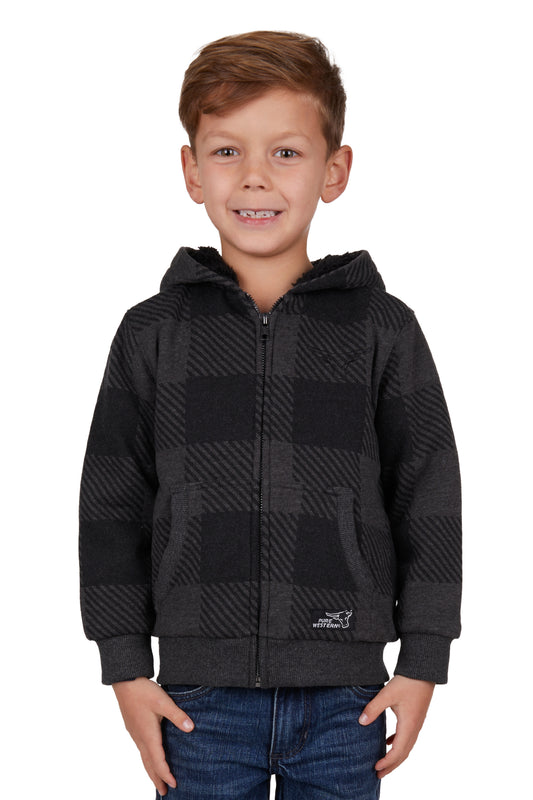 Pure Western Boy's Tonkins Zip Up Hoodie