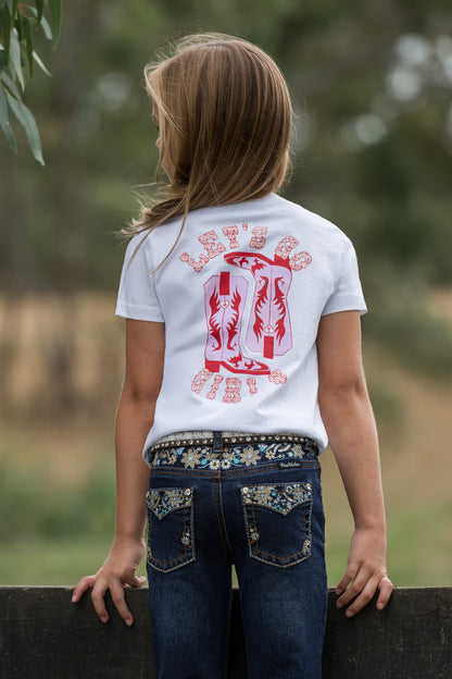 Pure Western Girls Amelia Relaxed Ss Tee