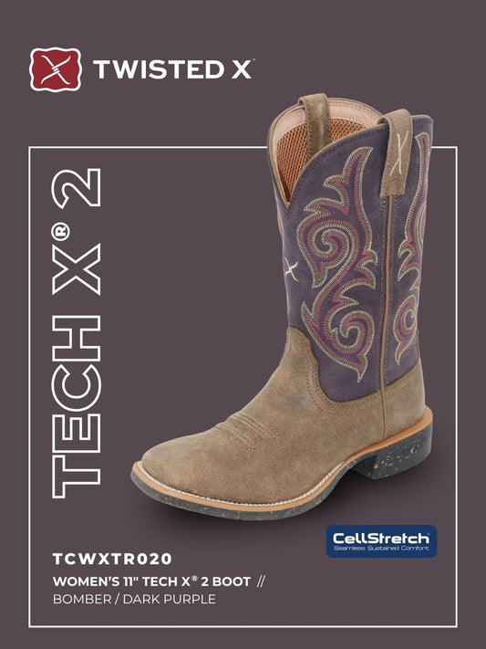 Twisted X Women’s 11” Tech X®2 Boot