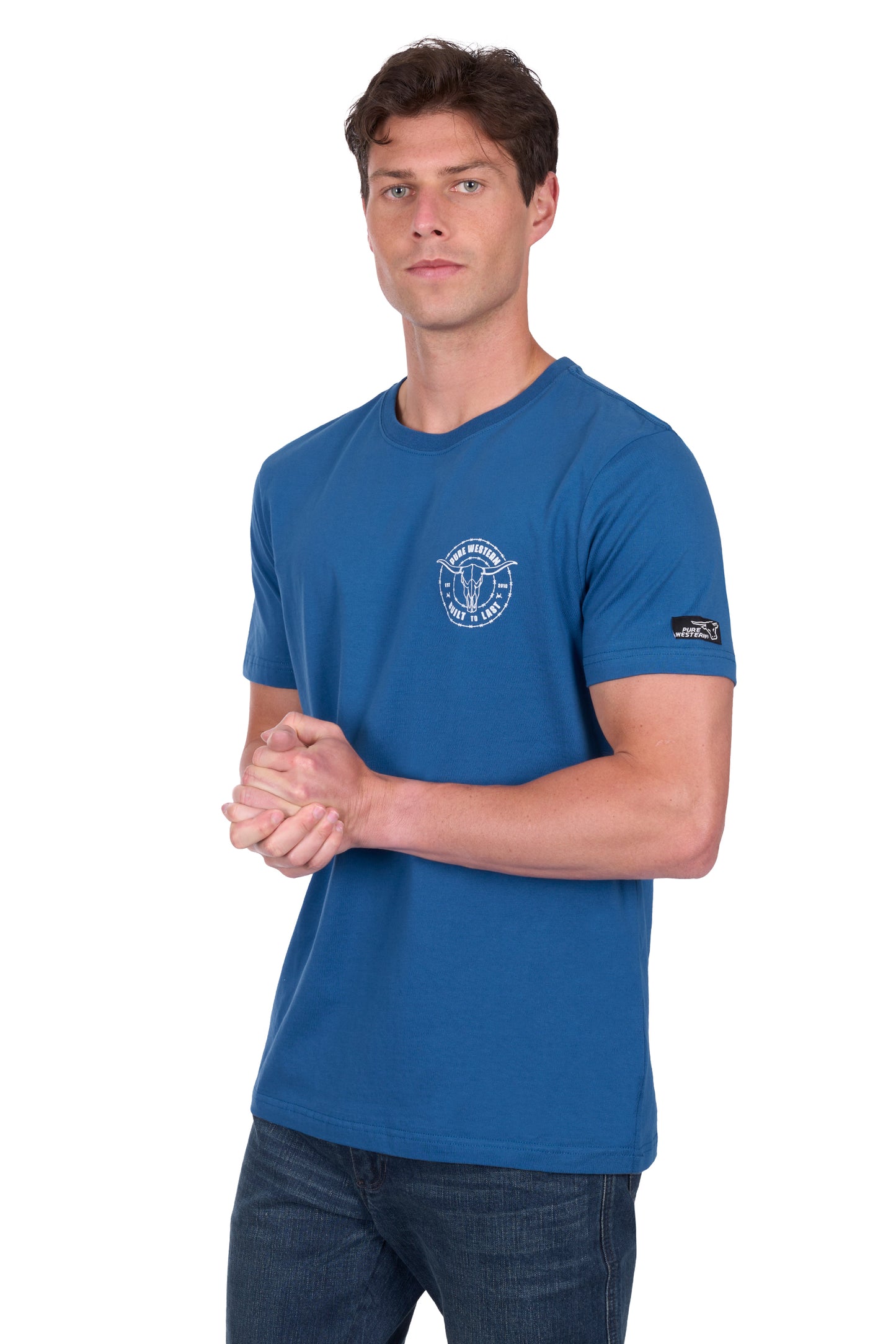 Pure Western Men's Walker Ss Tee