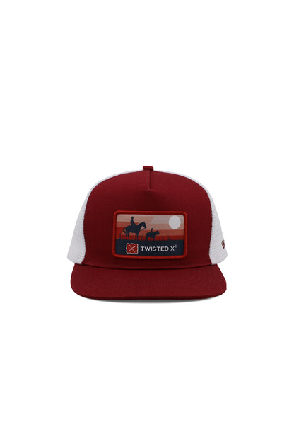 Twisted X Western Patch High Profile Trucker Cap