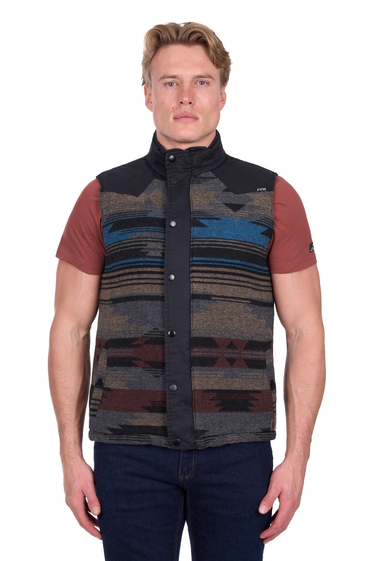 Pure Western Men's Trevor Reversible Vest