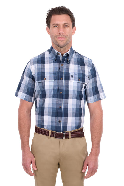 Thomas Cook Men’s Oscar Check 2-Pocket Ss Shirt