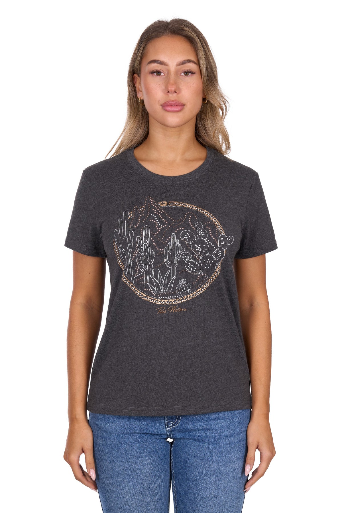 Pure Western Women's Destiny Ss Tee