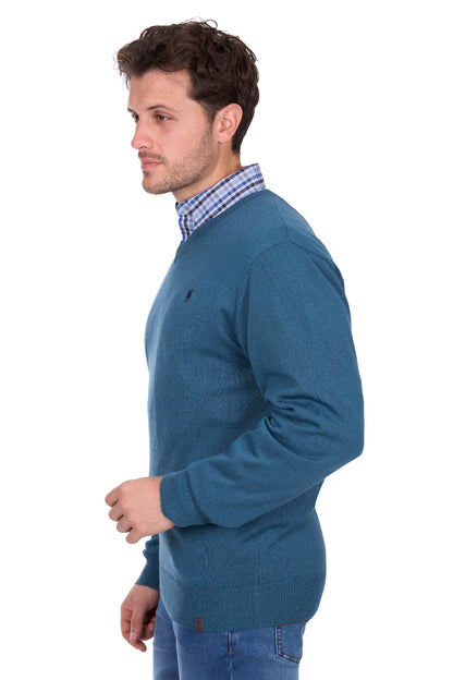 Thomas Cook Men's Shane Merino Blend V-Neck Knit Jumper