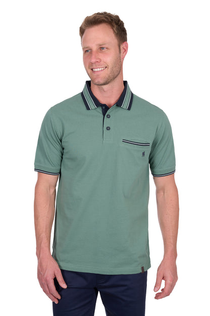 Thomas Cook Men's Ben Tailored 1 Pocket Ss Polo