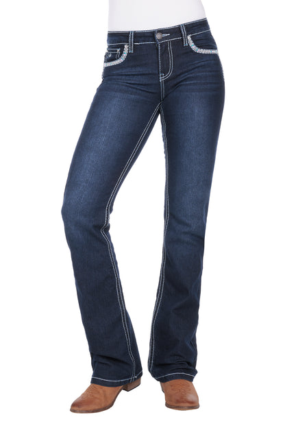 Pure Western Women's Indiana Relaxed Riding Jean
