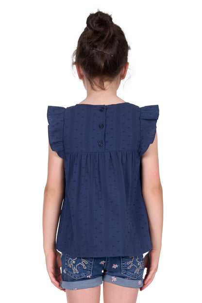 Thomas Cook Girls Isla Frill Ss Blouse