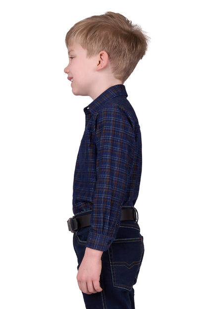 Thomas Cook Boy's Max Thermal Check 1-Pocket L/S Shirt