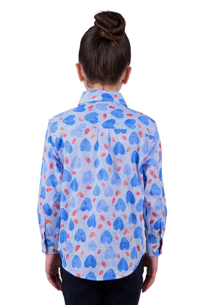 Hard Slog Kids Miv 1/2 Placket L/S Shirt