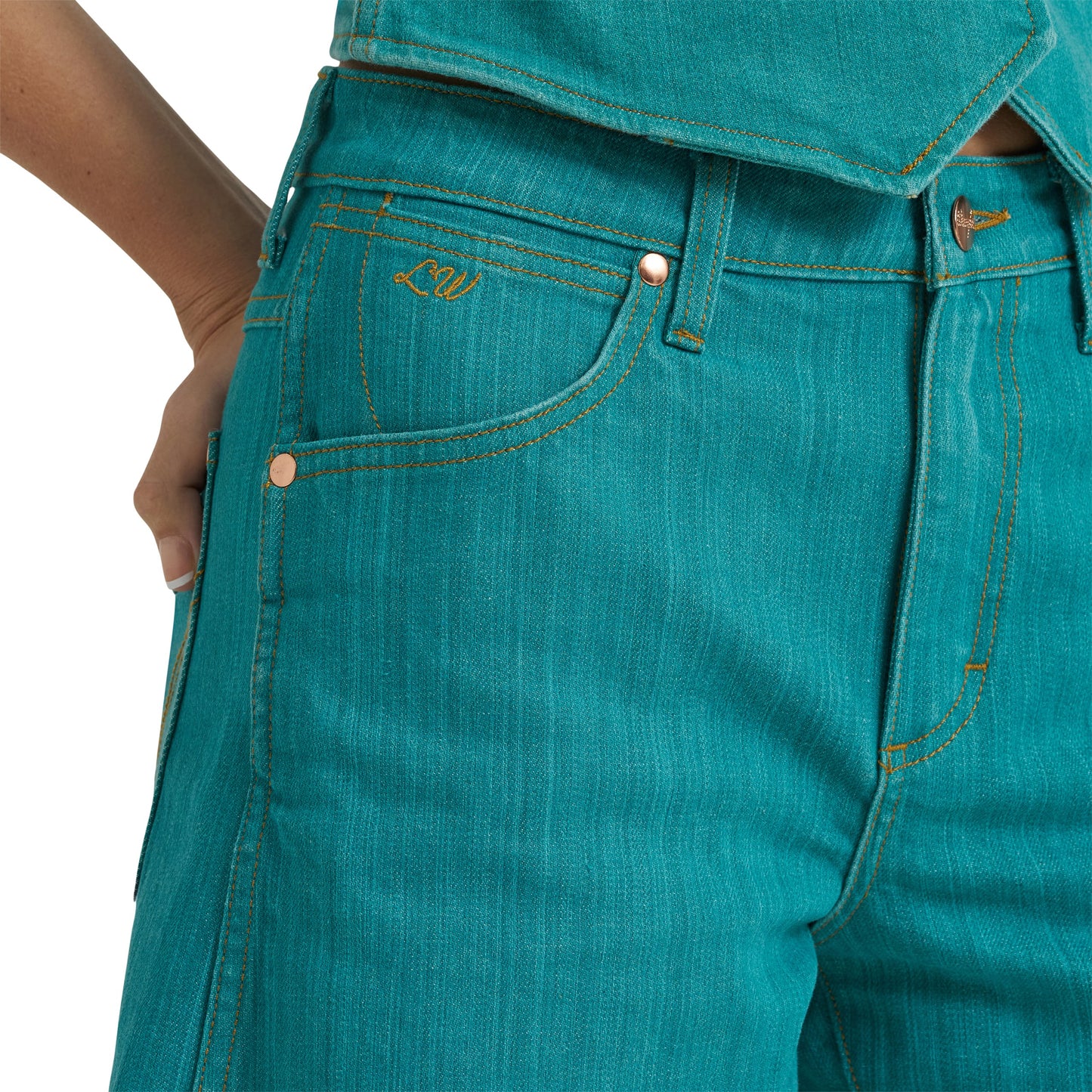 Wrangler x Lainey Wilson Women's Cowboy Denim Short