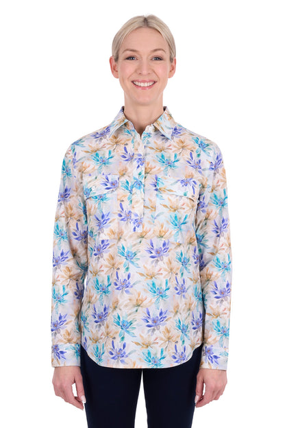 Hard Slog Women’s Meadow Half Placket L/S Shirt