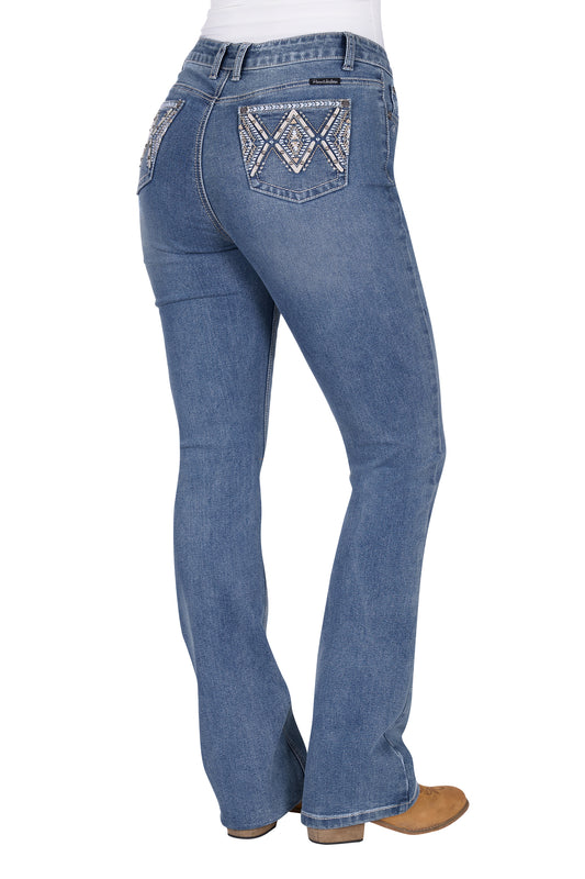 Pure Western Women's Pam Hi-Rise Boot Cut Jean
