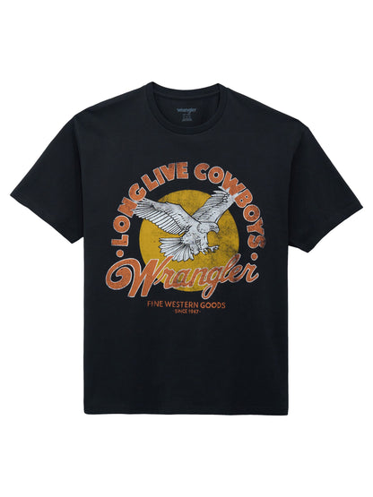 Wrangler Men's Flying Eagle Vintage Fit Graphic Ss Tee
