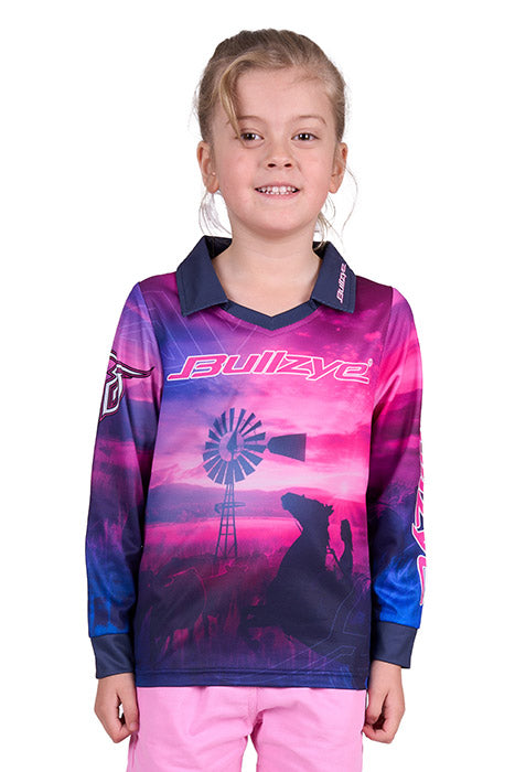 Bullzye Girls Horizon L/S Tee