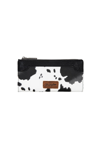 Wrangler Cow Print Slim Wallet