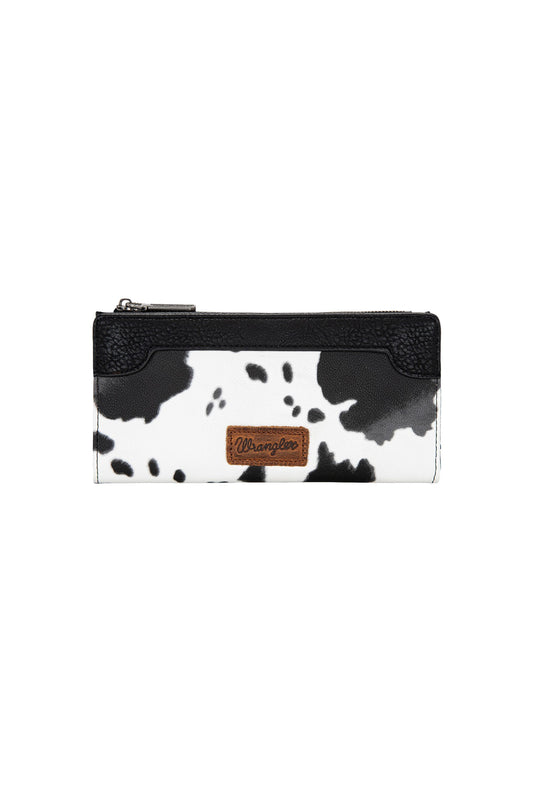 Wrangler Cow Print Slim Wallet