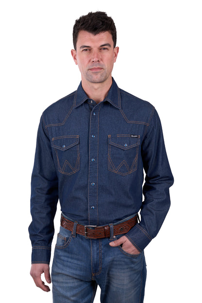Wrangler Men's Jay Denim L/S Shirt