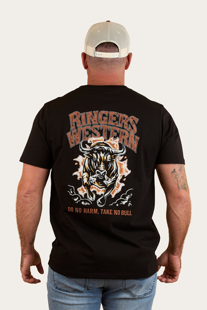 Ringers Western Men's Do No Harm Take No Bull Loose Fit Tee