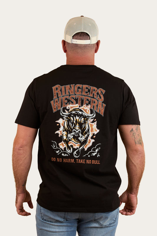 Ringers Western Men's Do No Harm Take No Bull Loose Fit Tee