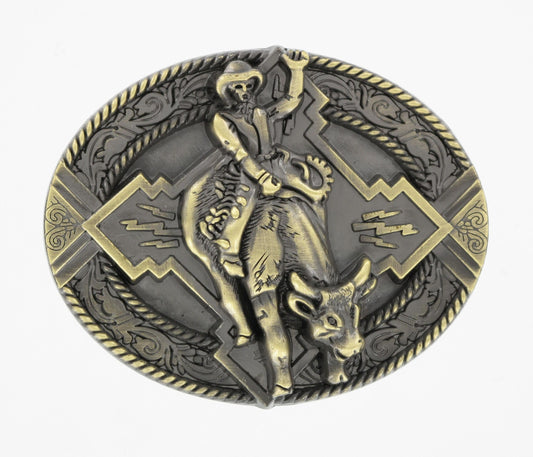 Tulmur Holdings Rodeo Rider Aztec Belt Buckle