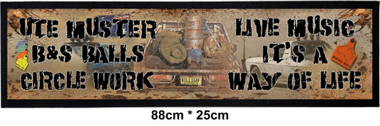 Tulmur Holdings 'Ute Muster' Bar Mat
