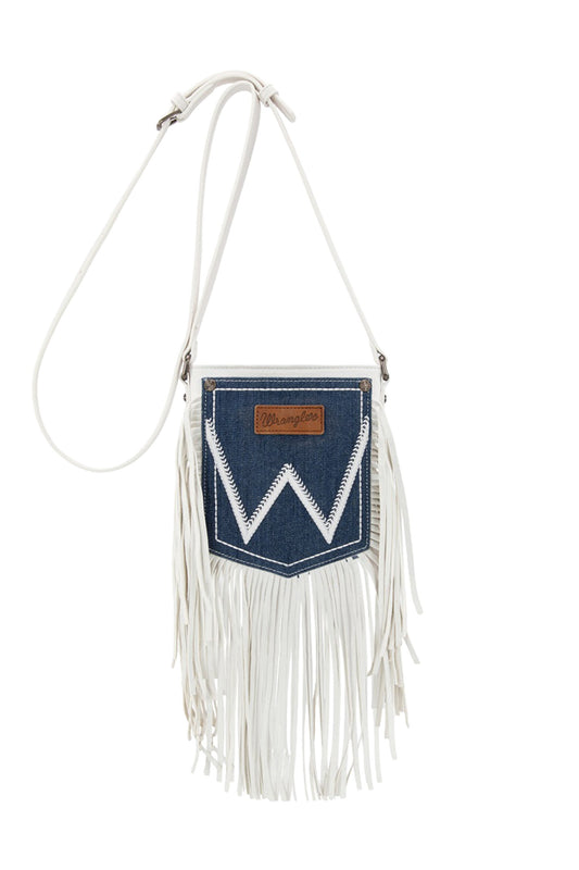 Wrangler Denim Pocket Fringe Bag