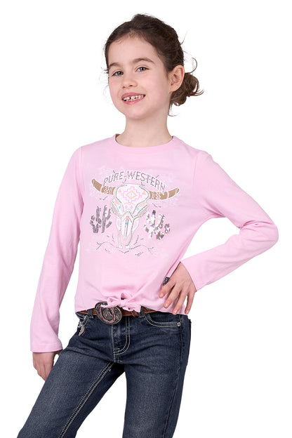 Pure Western Girls Polly L/S Tee