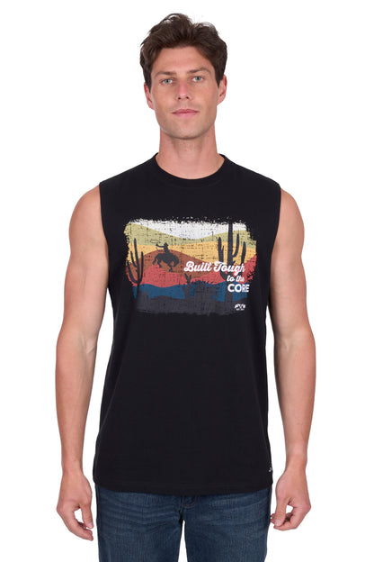 Pure Western Men's Terry Muscle Tank