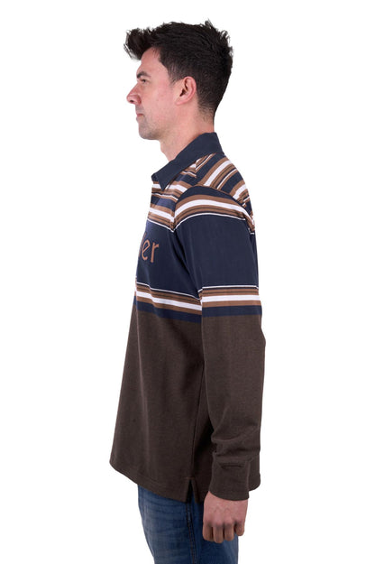 Wrangler Men's Nico Stripe Rugby