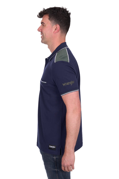 Wrangler Men's Jarrod 1-Pocket Ss Polo