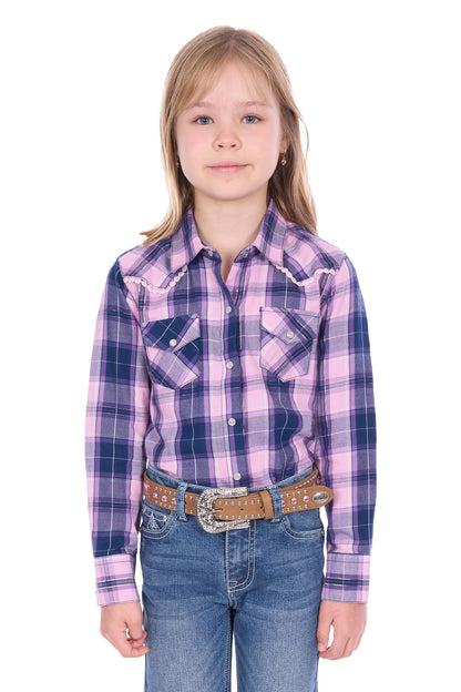 Pure Western Girls Arleen L/S Shirt