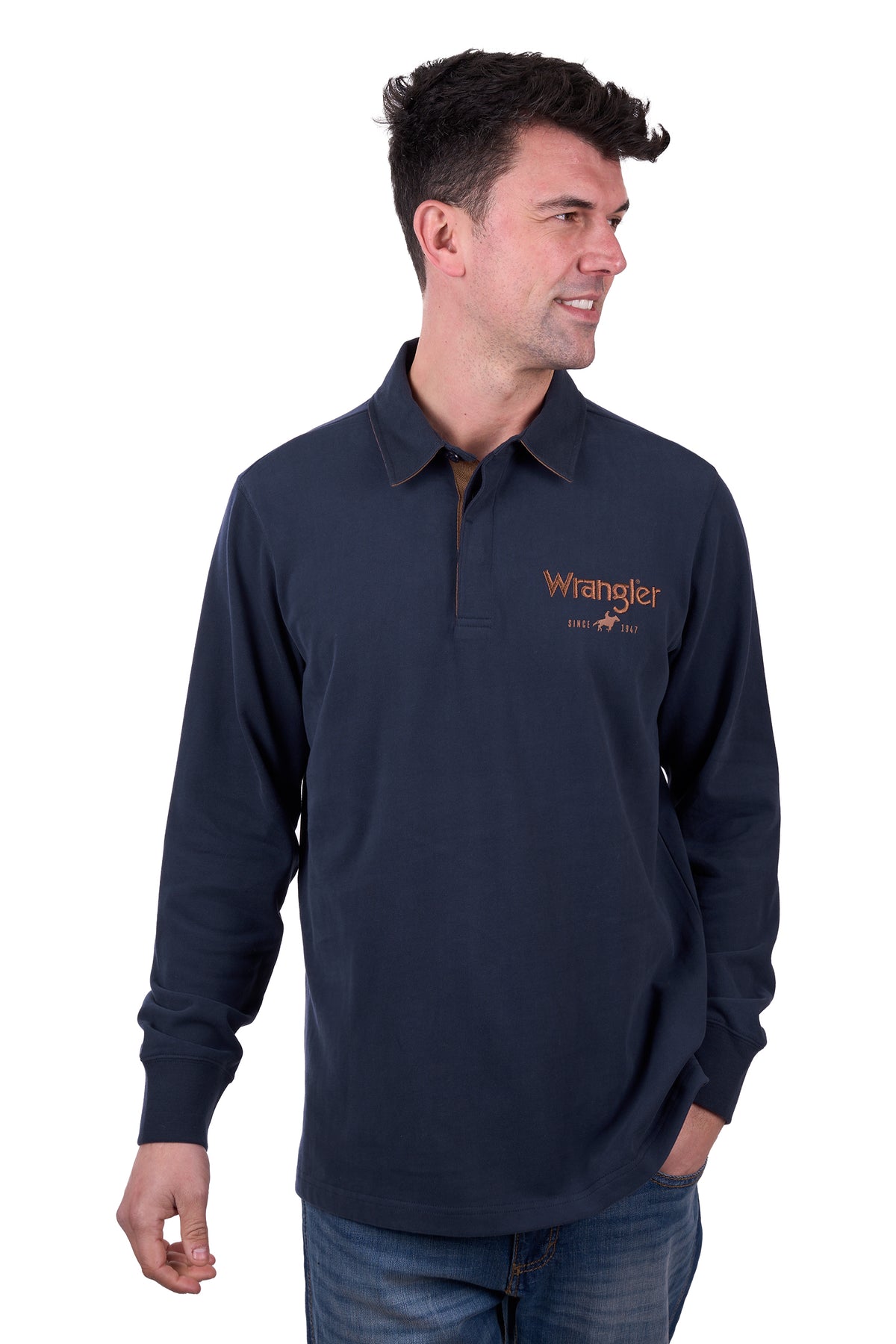 Wrangler Men's Nash Rugby