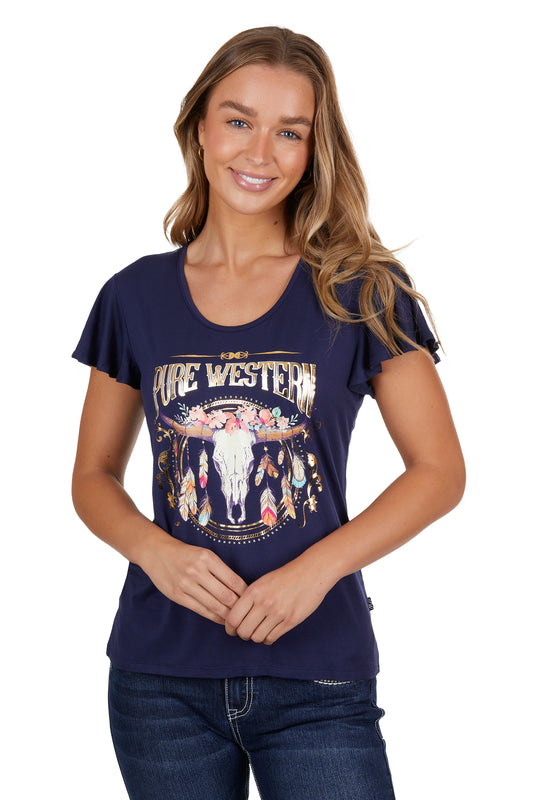 Pure Western Women's Becky Ss Tee