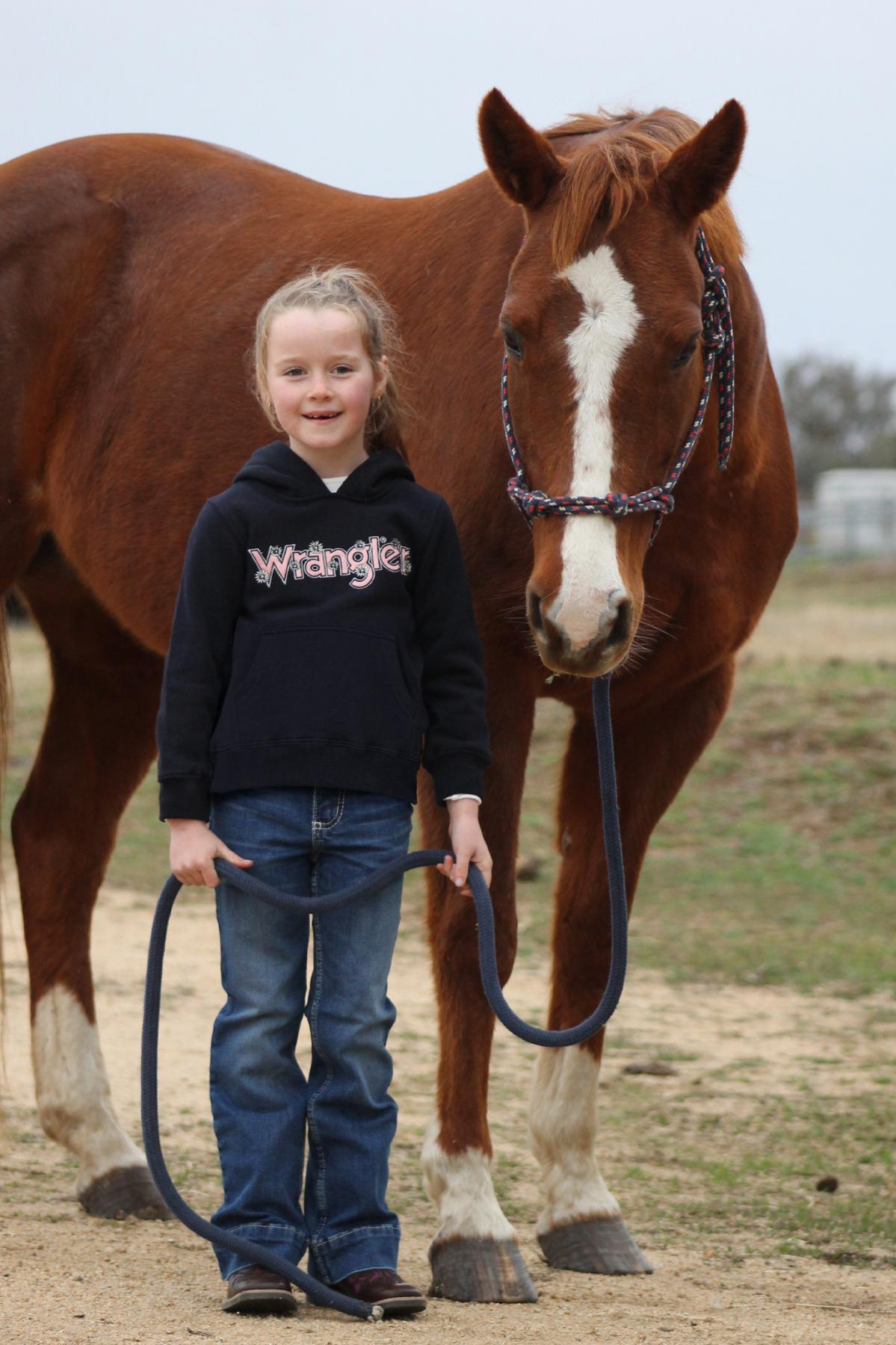 Wrangler Girls Daisy Pullover Hoodie