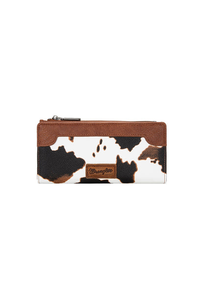 Wrangler Cow Print Slim Wallet