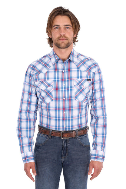 Wrangler Men’s Louis Check Western L/S Shirt
