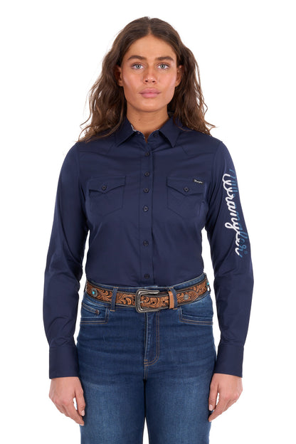 Wrangler Women’s Hazel Logo Western L/S Shirt