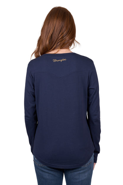 Wrangler Women's Claudia L/S Tee