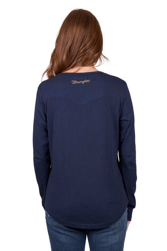 Wrangler Women's Claudia L/S Tee