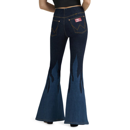 Wrangler x Lainey Wilson Women's Flame Pull On Bell Bottom Jeans
